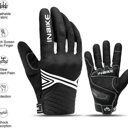 Breathable Mesh Motorcycle Gloves Touchscreen with TPR Palm Pad Hard Knuckle-White-XLarge.