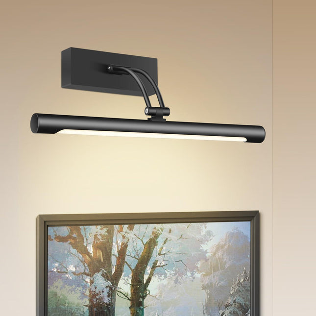 Hardwired Picture Light for Wall Black,14 inch Night Light LED Wall Sconces for Pictures,Dart Board Lights Wall Lights for Dartboard Mirror Frame Gallery.