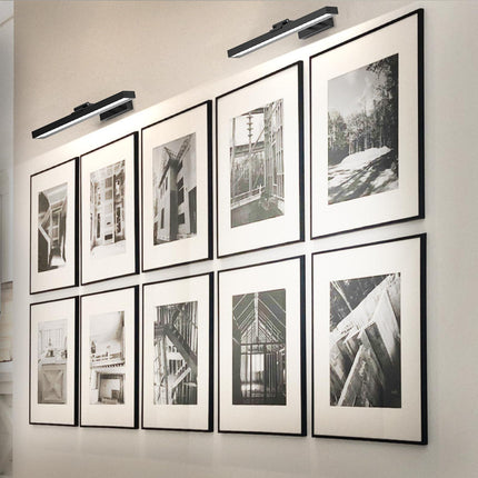 Picture Light Battery Operated, 16in Wireless Art Light for Paintings Color Temperature Adjustable Dimmable Battery Picture Light with Remote Control for Gallery Dartboard Art Bedroom Bathroom.