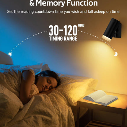 Battery Operated Wall Lights 2 Pack Rechargeable Wall Lights Indoor Touch Dimmable with Remote Control,Magnetic Wall Sconce Lights Battery Black Wireless LED Decor Lighting 3000mAh [Energy Class F].
