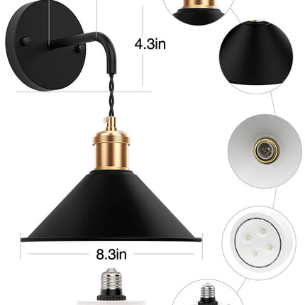 Battery Operated Wall Sconce, Wireless Wall Lights Set of 2, 13 RGB Colors Dimmable Battery Powered Wall Lamp with Remote Memory Function Auto Timer for Bedroom Living Room Hallway.