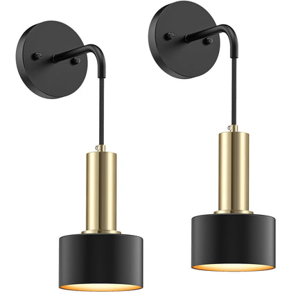 Battery Operated Wall Sconce Set of 2, Dimmable RGB Wall Sconce with Remote Indoor Battery Powered Wall Lamp Light for Bedroom Living Room.