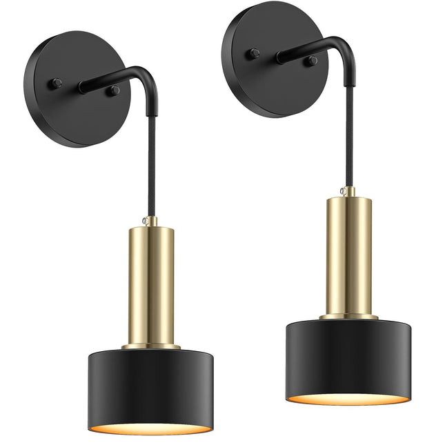 Battery Operated Wall Sconce Set of 2, Dimmable RGB Wall Sconce with Remote Indoor Battery Powered Wall Lamp Light for Bedroom Living Room.