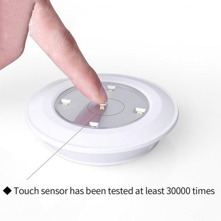 6 LED Light Set with Remote - Cool White for Cabinets & Displays.