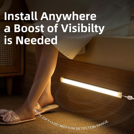 LED Under Cabinet Kitchen Lights for Motion Sensor Light,Dimmable 4000K Under Cupboard Light,Under Counter Light with Automatic Shut Off Timer (Natural White) [Energy Class E].