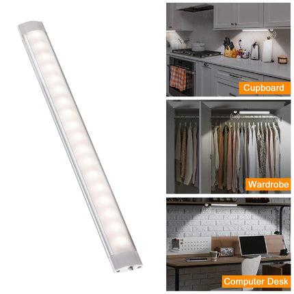 LED Under Cabinet Kitchen Lights for Motion Sensor Light,Dimmable 4000K Under Cupboard Light,Under Counter Light with Automatic Shut Off Timer (Natural White) [Energy Class E].