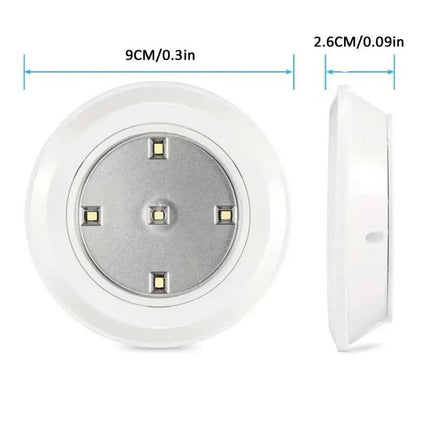 3 LED Light Set with Remote - Warm White for Cabinets & Displays.