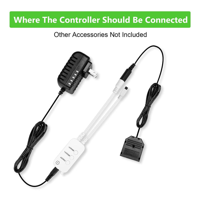 Smart WiFi Controller for Single Color Puck Lights, AIBOO Remote Control for LED Strip Lights, LED Neon Sign Compatible with Alexa & Google Assistant & IFTTT, Working with iOS or Android Smart Phone.
