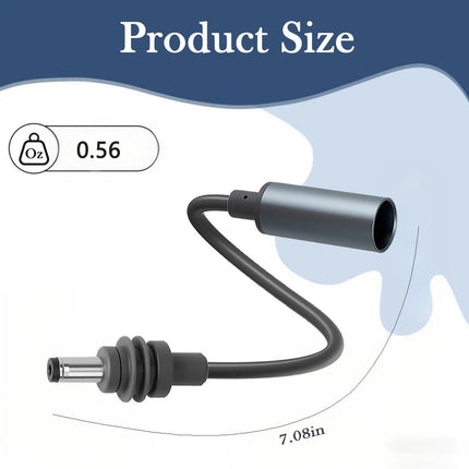 Starlink Mini DC5521 Extension Cable 7-inch,Compatible with Starlink Mini Pipe Adapter & Original Power Cable.