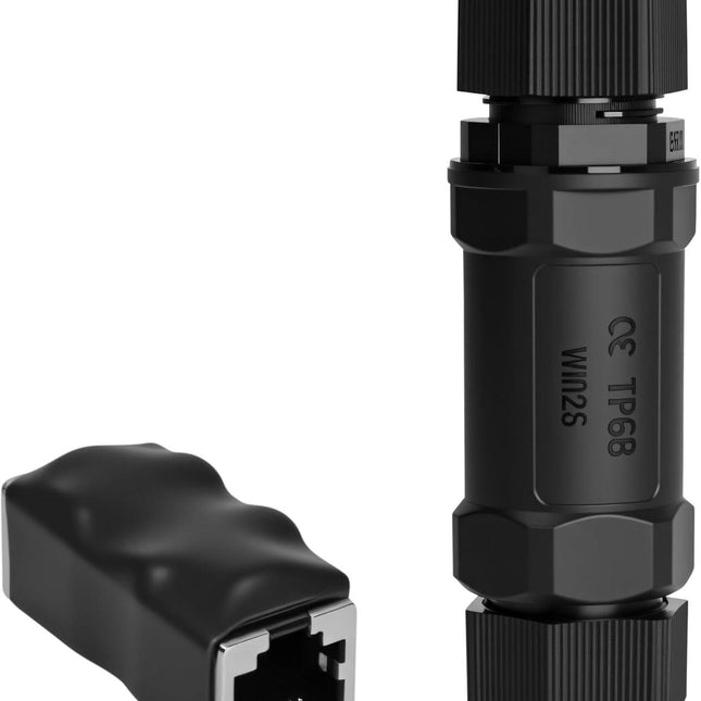 Starlink Coupler  for Starlink Cable/Cat7/Cat6/Cat5E/Cat5 Network LAN Cable Extender IP68 Waterproof (PoE Supported).