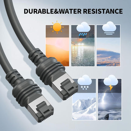 Starlink Gen 3 Ethernet Cable 33FT/ 10M Cable, Waterproof, Grey.