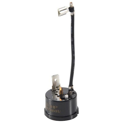 Thermal Overload Protector for Refrigerator Compressor Compatible with Hx1 1/3HP Black.