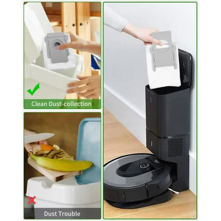 Vacuum Cleaner Bags Compatible with iRobot Roomba i7 i7+ i3 i3+ i4 i4+ i6, 10 Pack.