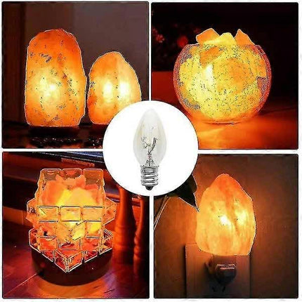 10W E12 C7 Filament Light Bulbs Warm White 10pcs 220-240V Compatible with Living Room Lamps.