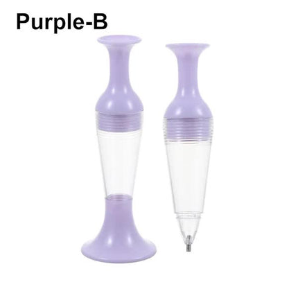5D Diamond Painting Drill Pen Tool Purple Compatible with Oral-B Braun Philips.