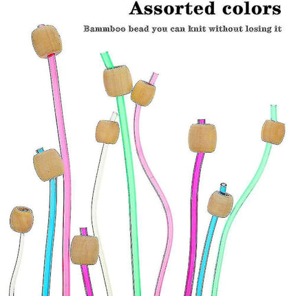 Tunisian Crochet Hook Set 23-Piece with Pearl and Carbonized Bamboo Hooks.