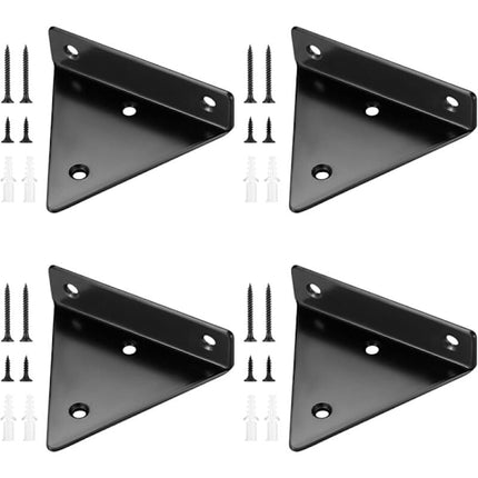 Invisible Triangular Floating Shelf Brackets.