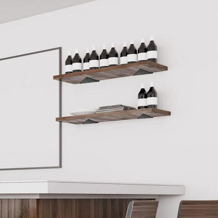 Invisible Triangular Floating Shelf Brackets.