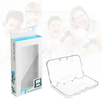 Anti-Fall Transparent Game PC Case Protection Shell Compatible with New 3DS XL Console.