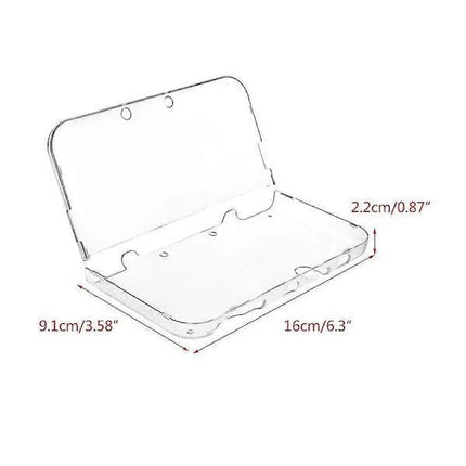 Anti-Fall Transparent Game PC Case Protection Shell Compatible with New 3DS XL Console.