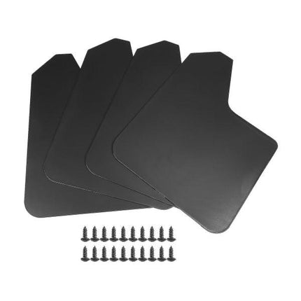 Universal Car Mud Flaps 4pcs Set for Pickup Van Truck with Screws.