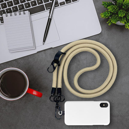 Thick Rope Phone Lanyard 10MM Mobile Strap Neck Holder Compatible with Apple Compatible with Samsung.