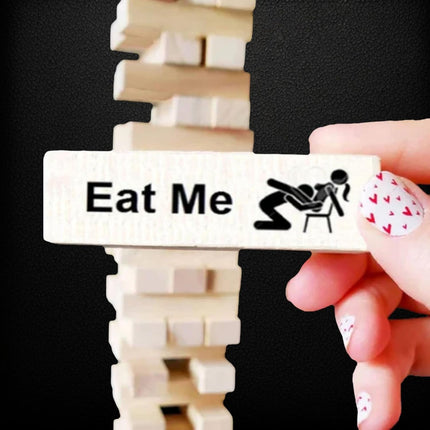 Jenga Block Tower Game for Couples.
