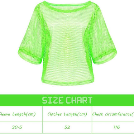 80s Neon Party Clothes Costume Accessories Set, 1980s Retro Theme Party Decoration Outfit for Women Girls B 1PCS.