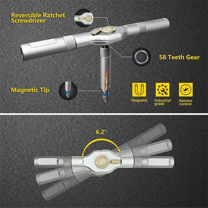 24-in-1 Magnetic Screwdriver Set, Multifunctional Tool Set for Home Repair.
