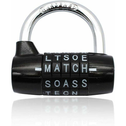 Waterproof and Rustproof 5 Letter Combination Lock for Cabinets, Schools, Businesses, and Homes.