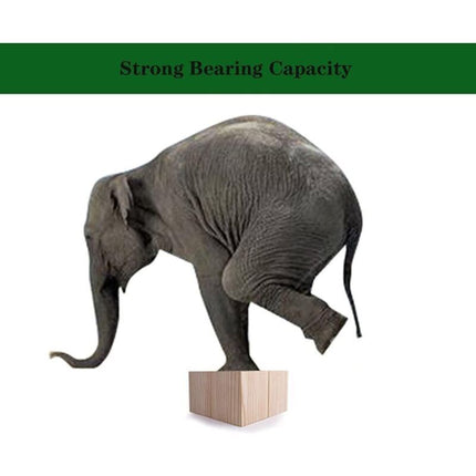 Wooden Furniture Risers 4-Pack 5x5x5cm for Desk Table Bed Lifting Feet Compatible with Multiple Brands.