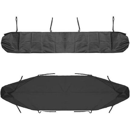 Awning Dust Cover, 3m Patio Awning Dust Cover Black Patio Awning Storage Cover, Waterproof Winter Protection, AAFGVC.