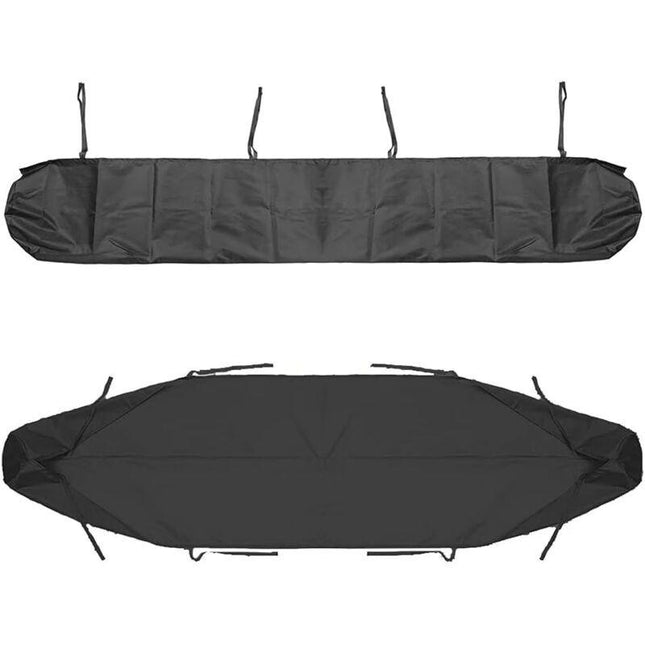 Awning Dust Cover, 3m Patio Awning Dust Cover Black Patio Awning Storage Cover, Waterproof Winter Protection, AAFGVC.