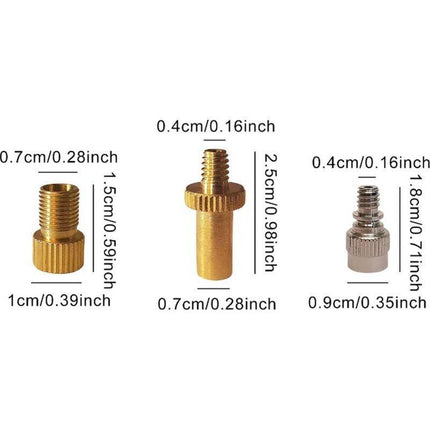 15 pcs Bicycle Valve Adapter Set Reducing Nozzles Tire Pump Adapter Set Ball Pump Needle Universal..