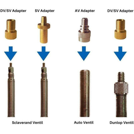 15 pcs Bicycle Valve Adapter Set Reducing Nozzles Tire Pump Adapter Set Ball Pump Needle Universal..