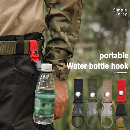 Carabiner Hook Water Bottle Holder 4 Pack Portable Hanging Bottle Carrier.