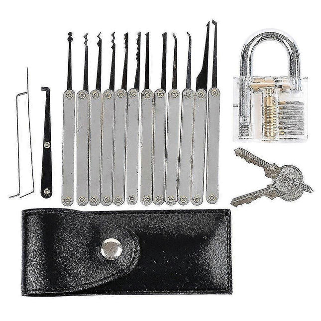 Lock Picking Tools 15 Pcs Professional Lock Picking Kit Set Tool.