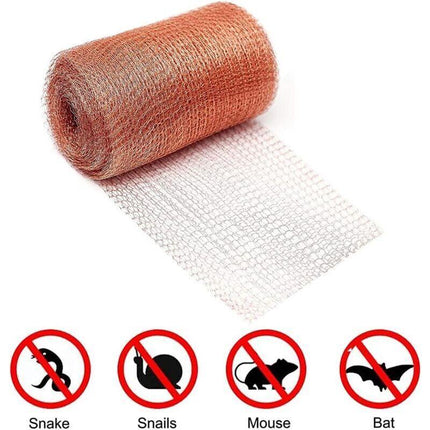 Copper Net 6m Roll Rodent Protection for Garden Snails Mice Birds Nematodes.