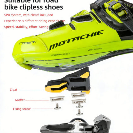PROMEND bicycle clipless pedals, compatible with SHIMANO SPD-SL system.