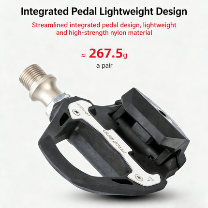 PROMEND bicycle clipless pedals, compatible with SHIMANO SPD-SL system.