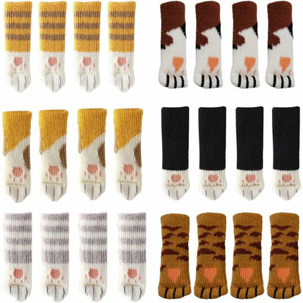Cat Chair Leg Protectors 24 PCS Anti-Scratch Anti-Slip Compatible with Various Chairs.