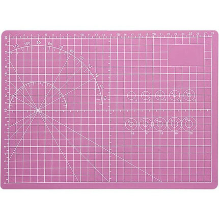 Cutting Mat, Sewing Mat, Cutting Base, Cutting Pads, Self-Healing Cutting Mat, for Fabric, Quilting, Sewing, Scrapbooking (Pink).