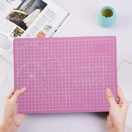 Cutting Mat, Sewing Mat, Cutting Base, Cutting Pads, Self-Healing Cutting Mat, for Fabric, Quilting, Sewing, Scrapbooking (Pink).