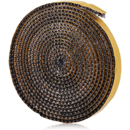 3mm x 1cm x 3m Heat Resistant Fiberglass Gasket - Self Adhesive Chimney Seal for Wood Stoves & Open Fireplaces, Up to 550°C.
