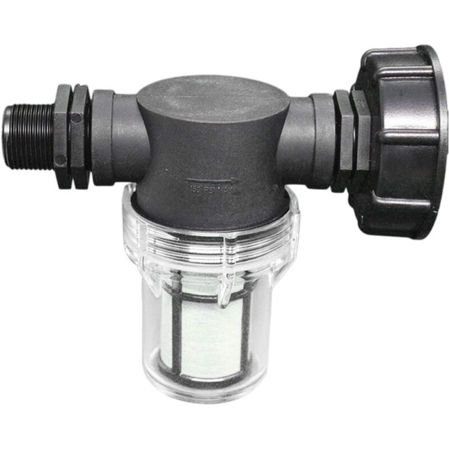 Rainwater Harvester Garden Hose Connector 1000L Tank Filter Adapter S60x6 3/4 Inch Male Thread.