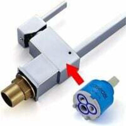 DEBUNS Ceramic Faucet Insert 35MM for Mixer Valve Replacement.