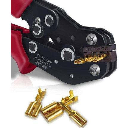 Cable Lug Pliers SN-48B for Electrical Wire Connectors with Ergonomic Handle.