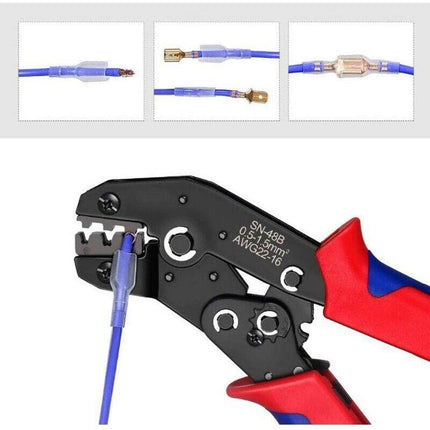 Cable Lug Pliers SN-48B for Electrical Wire Connectors with Ergonomic Handle.