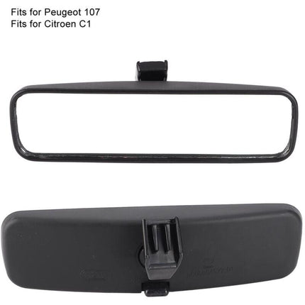 Rearview Mirror Compatible with Citroen C1 Peugeot 107 Toyota Aygo ABS 814842.
