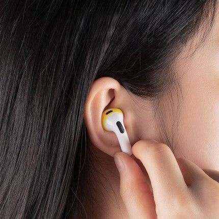 3 sets of earplugs for Airpods Pods 3 silicone ear caps Bluetooth compatible headphones Earplugs Ear cushions Ultra-thin anti-slip Blue red yellow Blue red yellow.